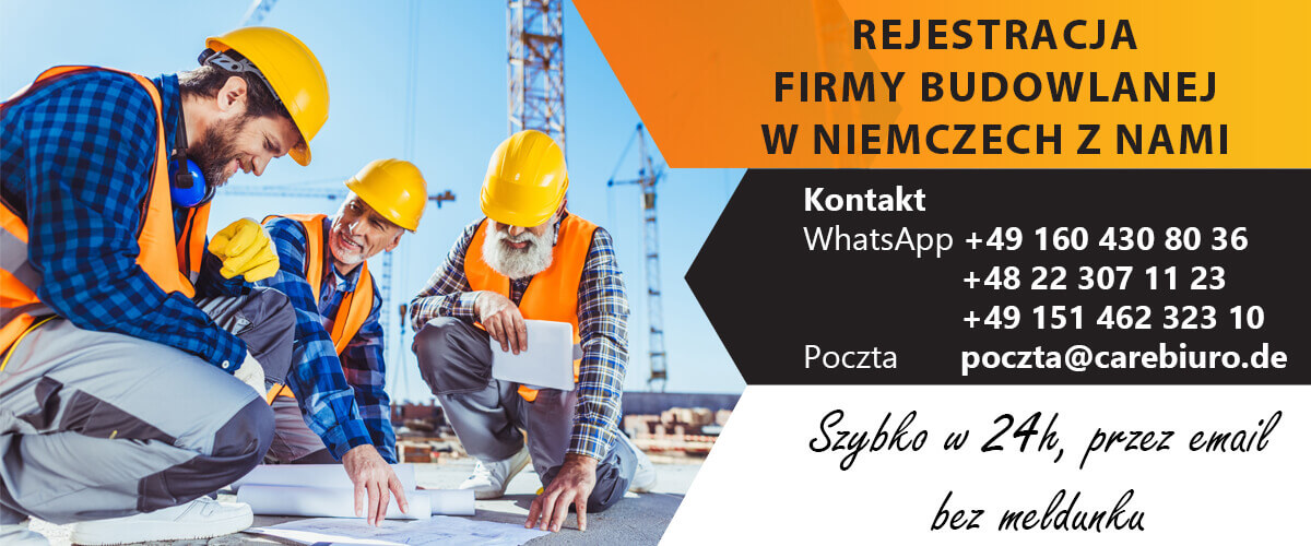 Rejestracja firmy w Niemczech
