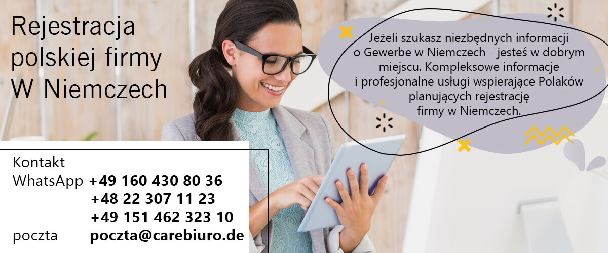 Jak założyć Gewerbe w Niemczech online